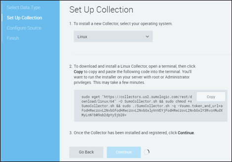 apache-log-collector-setup-screen